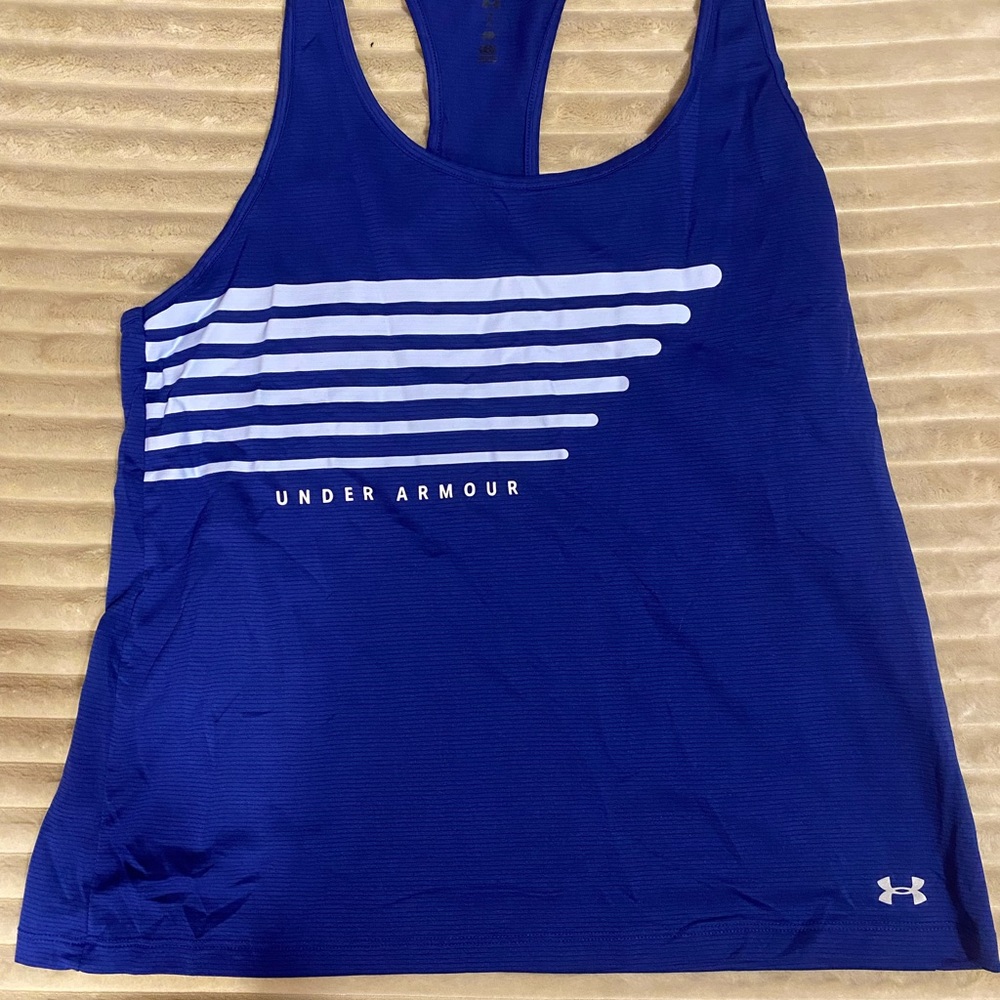 (2)Under Armour Navy Performance Tops - image 4
